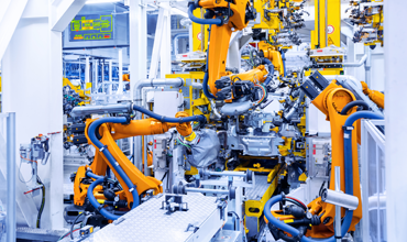 Robotic arm assembly line