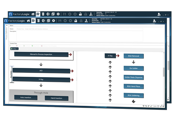 screenshot of process flow builder ideal for RMA & RMO environments